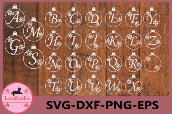 Alphabet Christmas Illustrations for Crafting