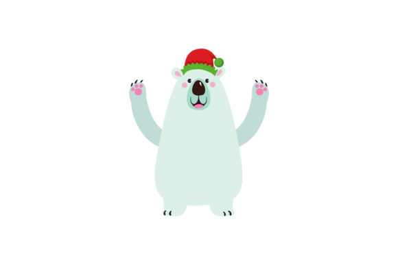 Bear Merry Christmas Vector Illustration Review