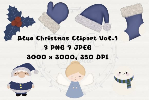Blue Christmas Clipart 1 Xmas Clipart Illustrations Review