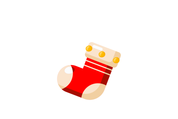 Christmas Decoration Socks Svg for Handmade Creations