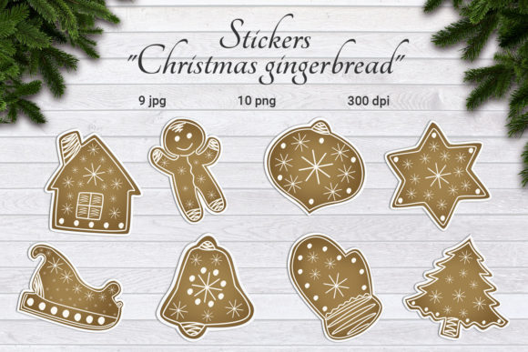 Christmas Gingerbread Stickers Review