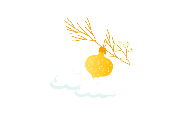 Christmas Illustration Cardano Coin Xmas