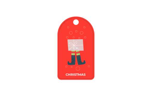 Christmas Label Tag Gift Long Legs Gnome Embroidery Review