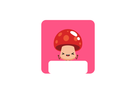 Christmas Mushroom Stickers Book Svg for Festive Illustrations