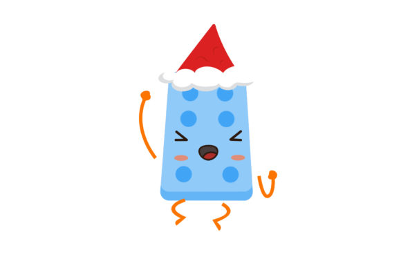Cute Christmas Icecream Illustration for Blog and Web Design
