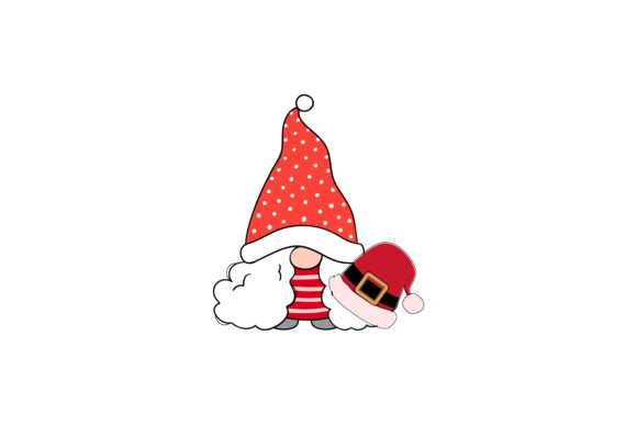 Gnome Christmas Ornament Hat Santa