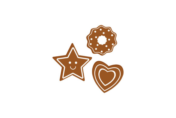 Merry Christmas Gingerbread Vector Illustration