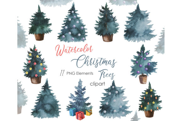 Watercolor Christmas Tree Embroidery Design Review